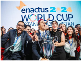 Enactus World Cup 2024:  Le Projet Suc’seed champion du monde  avec une  Solution Innovante